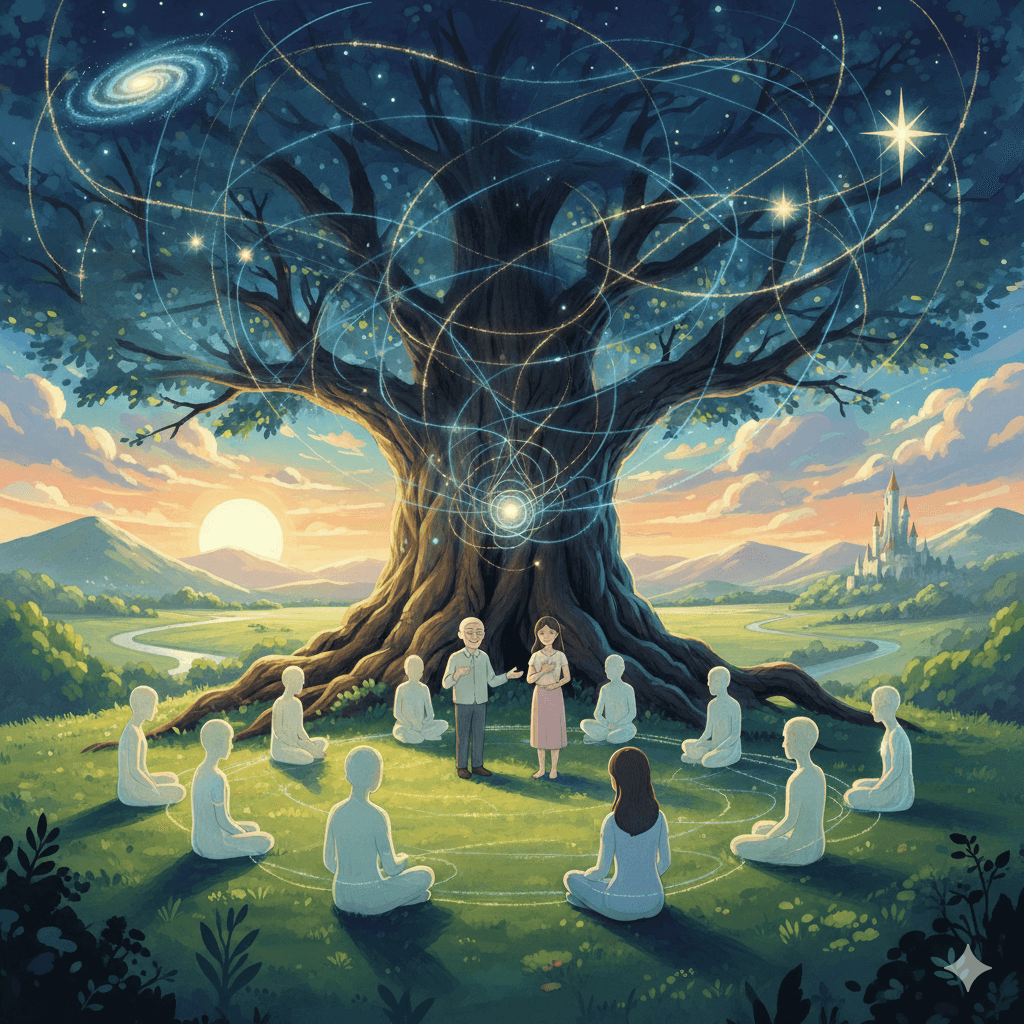 Immagine di copertina per Il campo morfogenetico nelle Costellazioni Familiari Sistemiche, l'Uno è il Tutto.