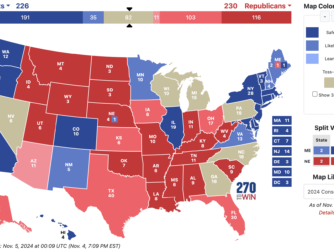 mappa elezioni usa 2024