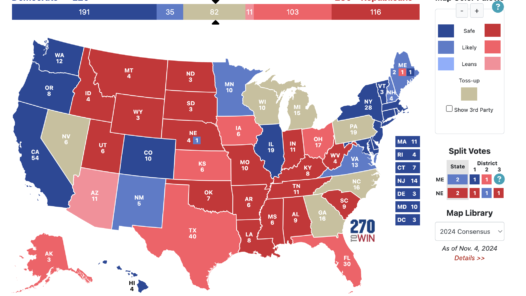 mappa elezioni usa 2024