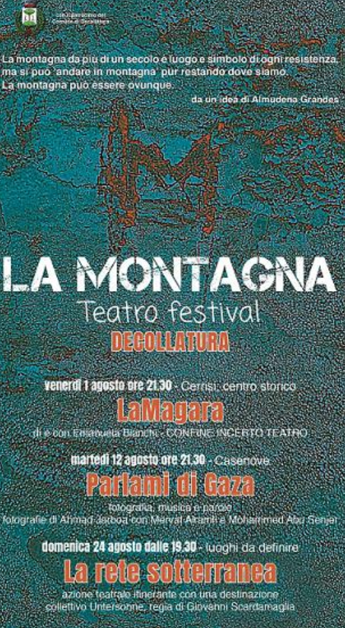 La Montagna Teatro Festival 2025, diventare teatro in Calabria
