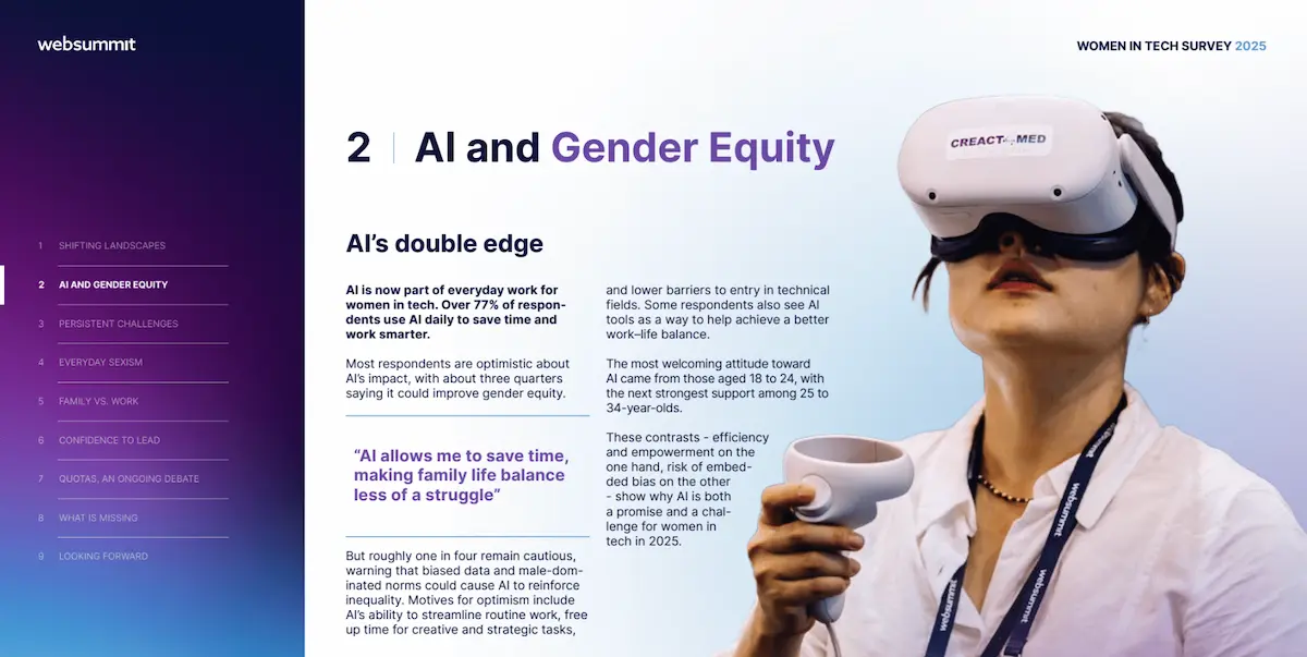 Quanto ci sta costando ridurre il gender gap? #websummit 2025