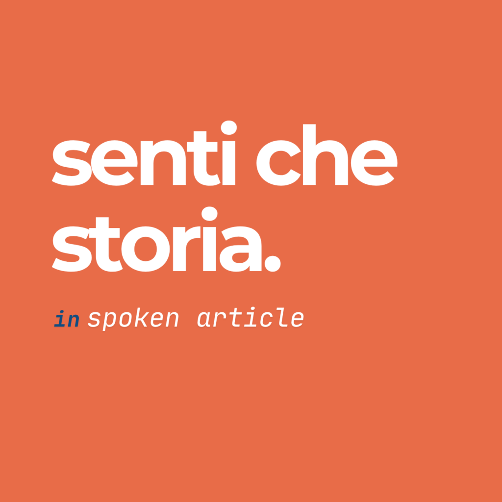 Senti che storia